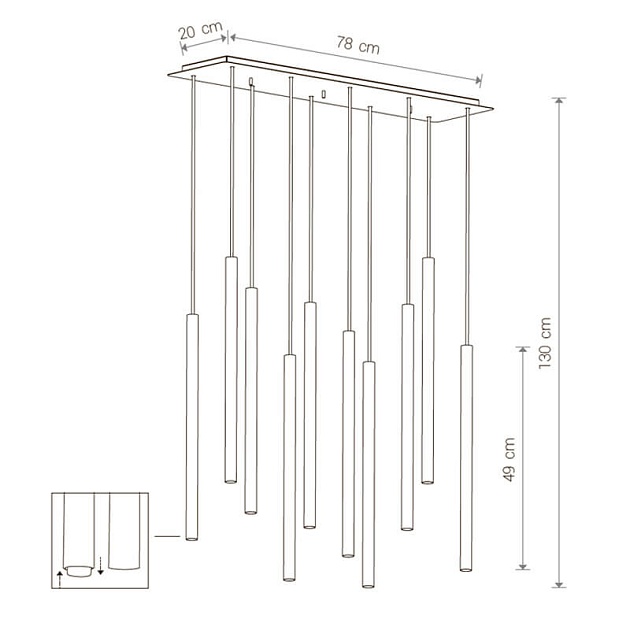 Подвесная люстра Nowodvorski Laser 8922 изображение 2 Подвесная люстра Nowodvorski Laser 8922 Фото № 2