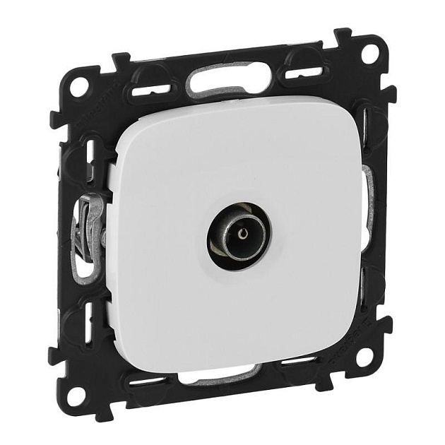 ТВ-розетка оконечная Legrand Valena Allure белая 753760 Фото № 