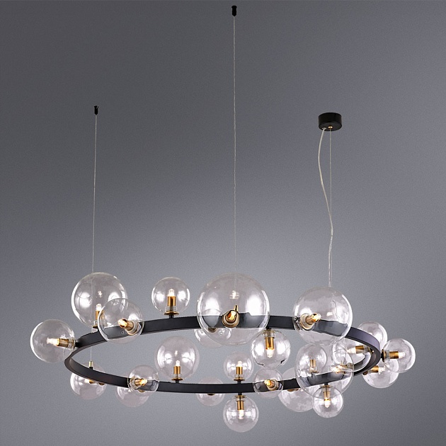 Подвесная люстра Arte Lamp Vincent A7790SP-24BK Фото № 2