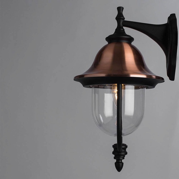 Уличный настенный светильник Arte Lamp Barcelona A1482AL-1BK изображение 2 Уличный настенный светильник Arte Lamp Barcelona A1482AL-1BK Фото № 2