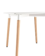 Кухонный стол Stool Group Oslo Square WT 80*80 белый УТ000000665 3