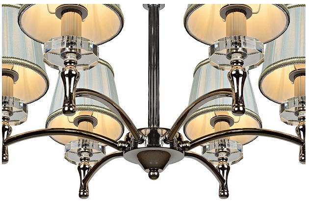 Подвесная люстра iLamp Olivia 82336/6 CR изображение 3 Подвесная люстра iLamp Olivia 82336/6 CR Фото № 3