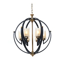 Подвесная люстра Lumina Deco Bergen LDP 1232-6 BK+MD 1