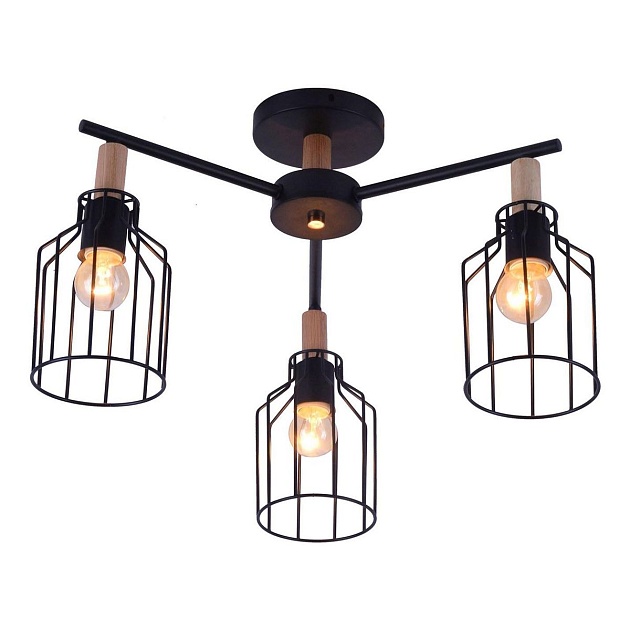 Потолочная люстра Escada 469/3PL Black Фото № 