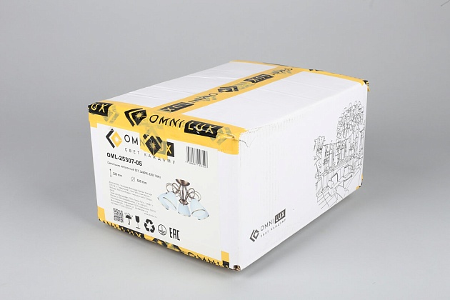 Потолочная люстра Omnilux Alimini OML-25307-05 изображение 5 Потолочная люстра Omnilux Alimini OML-25307-05 Фото № 5