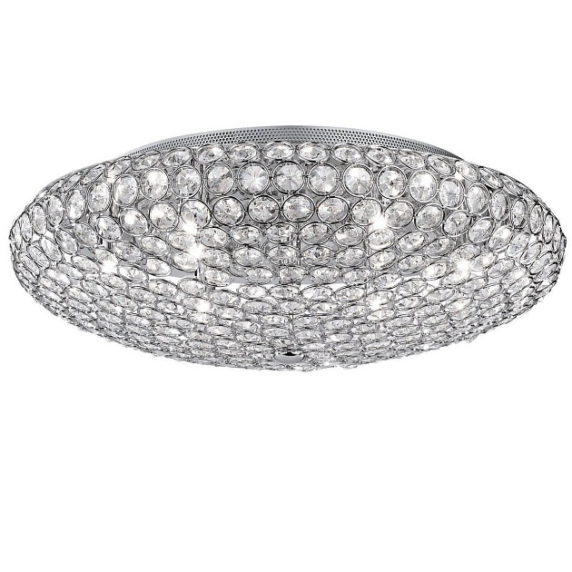 Потолочный светильник Ideal Lux King PL9 Cromo 073255 Фото № 