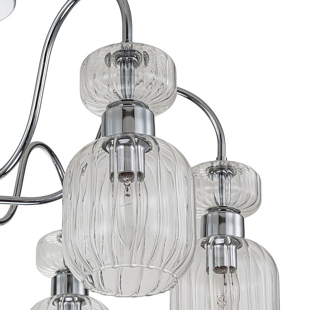 Потолочная люстра Escada Gloss 1141/6PL Chrome/Clear Фото № 2