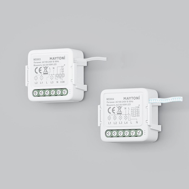 Выключатель трехканальный Wi-Fi Maytoni Technical MD003 Фото № 6