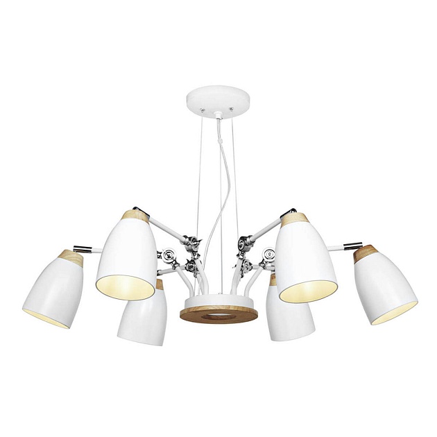 Подвесная люстра Loft IT Watchman Loft4402/6Wh изображение Подвесная люстра Loft IT Watchman Loft4402/6Wh Фото №