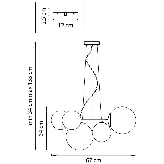 Подвесная люстра Lightstar Globo 815057 изображение 7 Подвесная люстра Lightstar Globo 815057 Фото № 7