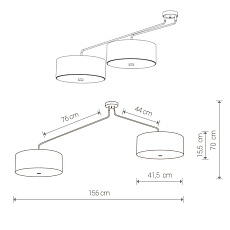 Подвесная люстра Nowodvorski Hawk 8843 1