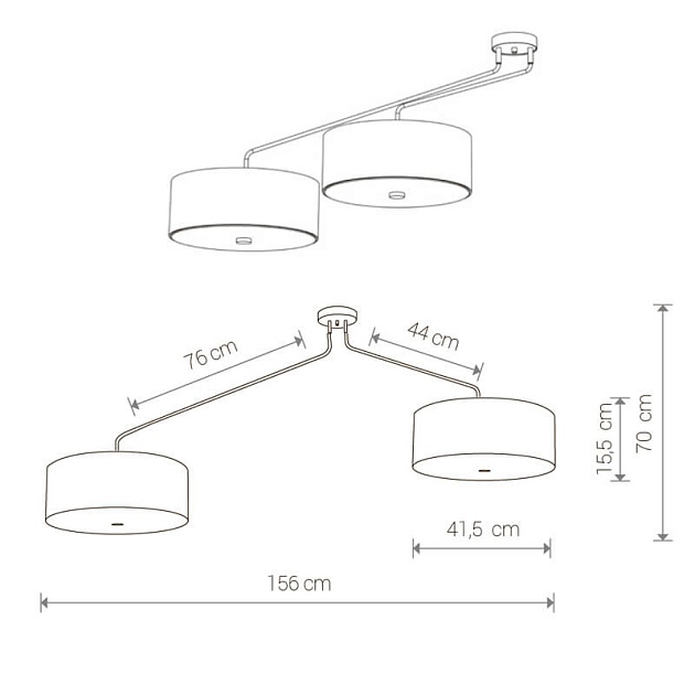 Подвесная люстра Nowodvorski Hawk 8843 изображение 2 Подвесная люстра Nowodvorski Hawk 8843 Фото № 2