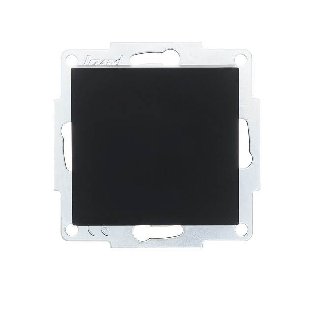 Выключатель Lezard Vesna черный 742-4288-100 Фото № 