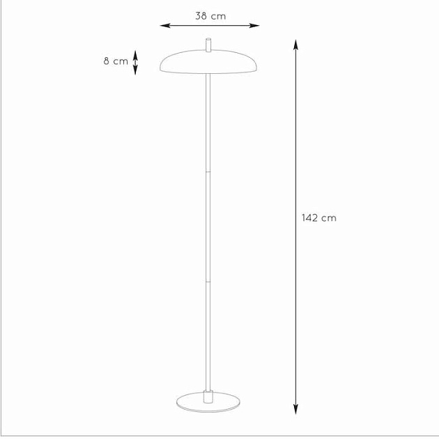 Торшер Lucide Elgin 03731/03/66 изображение 2 Торшер Lucide Elgin 03731/03/66 Фото № 2
