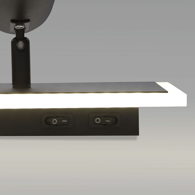 Светодиодный спот Eurosvet Binar 20127/1 Led черный Фото № 3