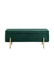 Банкетка Stool Group Болейн с ящиком велюр зеленый 20A544VF-MOMO-17 4