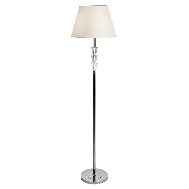 Торшер iLamp Alesti F2424-1 Nickel Фото № 