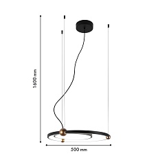 Подвесной светодиодный светильник Favourite Tornado 4569-1P 1