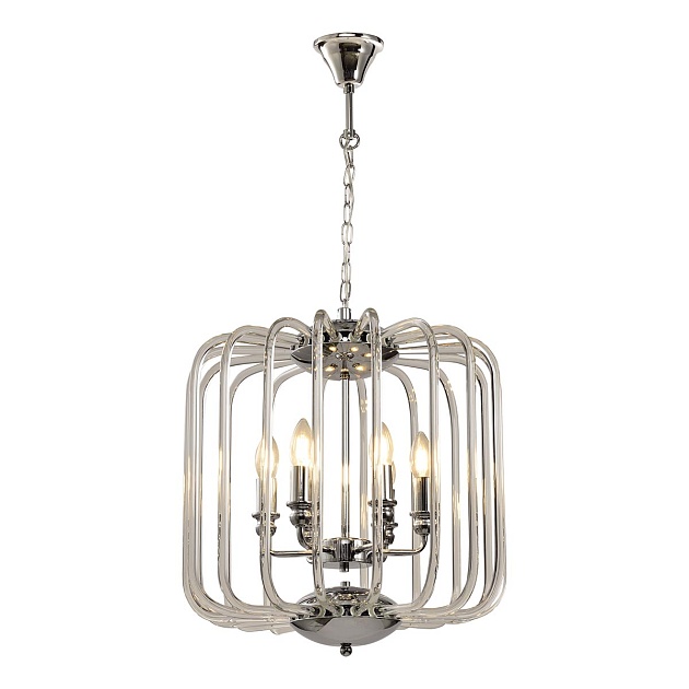 Подвесная люстра iLamp Mono P2481-6 CR изображение Подвесная люстра iLamp Mono P2481-6 CR Фото №