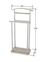 Гардеробная вешалка Калифорния Элдридж дуб беленый 9312213801 2