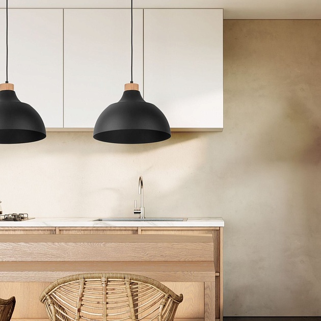 Подвесной светильник TK Lighting 2071 Cap Black изображение 6 Подвесной светильник TK Lighting 2071 Cap Black Фото № 6
