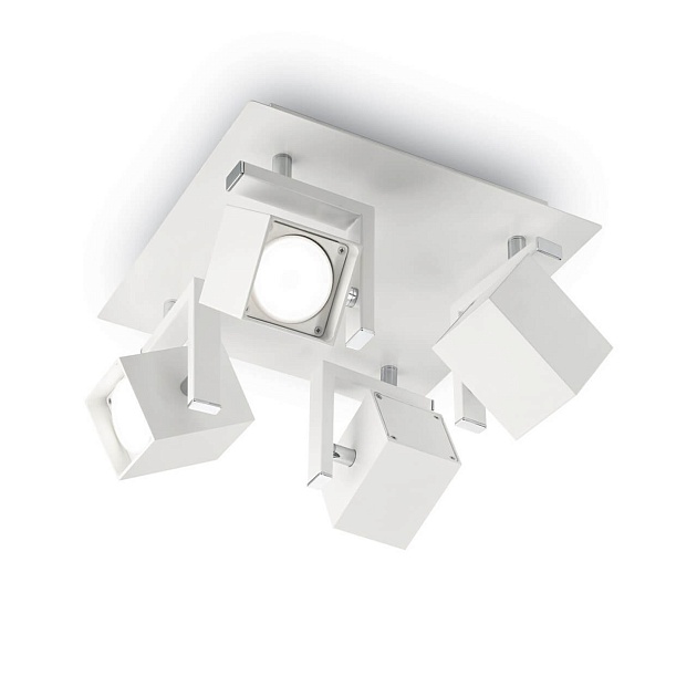 Спот Ideal Lux Mouse PL4 Bianco 073583 Фото № 1