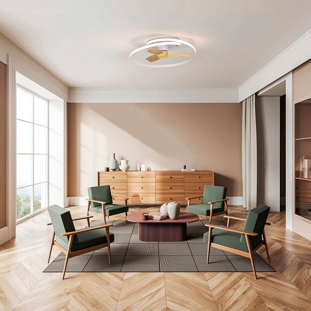 Потолочная светодиодная люстра-вентилятор Mantra OCEAN 8235 Фото № 4