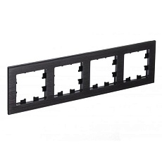 Рамка 4-постовая Systeme Electric AtlasDesign Nature оникс ATN312304