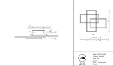Потолочный светодиодный светильник Maytoni Line MOD015CL-L80W 2