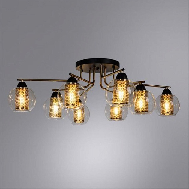 Потолочная люстра Arte Lamp Manchester A7045PL-8BK Фото № 4