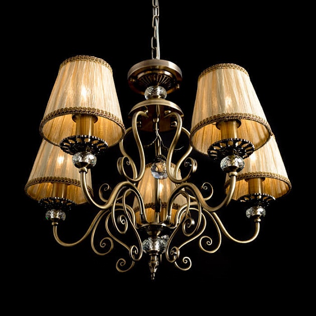 Подвесная люстра Arte Lamp Charm A2083LM-5AB изображение 4 Подвесная люстра Arte Lamp Charm A2083LM-5AB Фото № 4