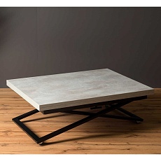 Стол-трансформер Levmar Compact D51/S53 (бетон/черные опоры) 9579582401