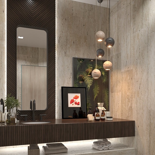 Подвесной светильник Odeon Light Hightech Travertino 6626/1L Фото № 7