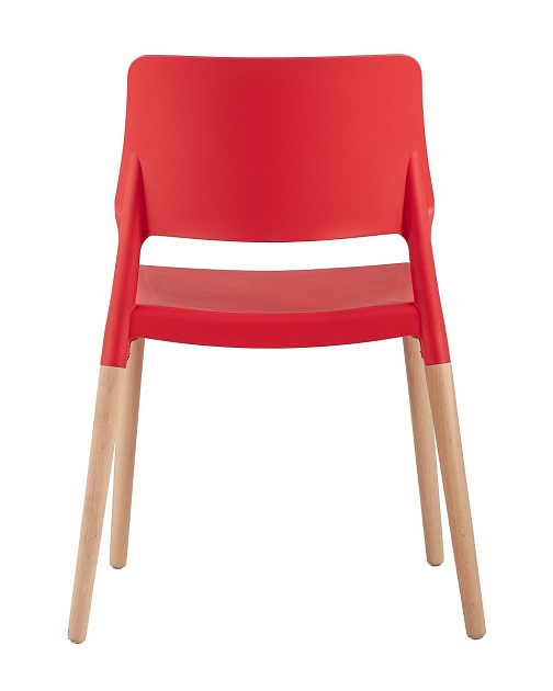 Кухонный стул Stool Group BISTRO красный с деревян. Ножками 8086 RED изображение 3 Кухонный стул Stool Group BISTRO красный с деревян. Ножками 8086 RED Фото № 3