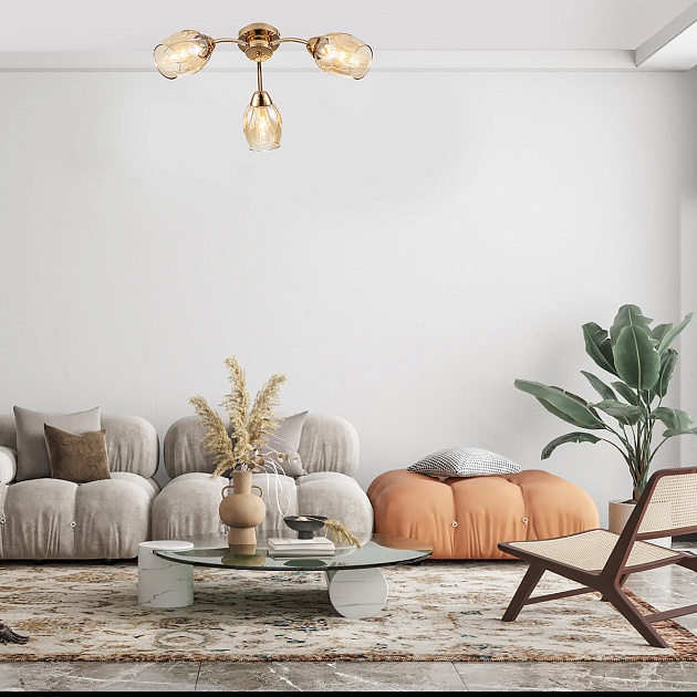 Потолочная люстра Escada Allium 663/3P изображение 2 Потолочная люстра Escada Allium 663/3P Фото № 2