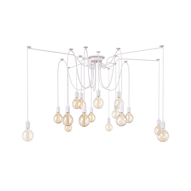 Подвесная люстра Loft IT Spider Loft1162W/16 изображение 2 Подвесная люстра Loft IT Spider Loft1162W/16 Фото № 2