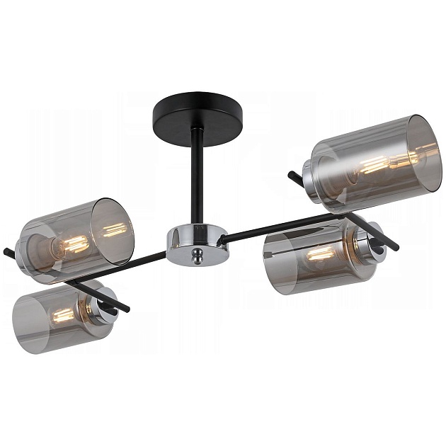 Потолочная люстра Illumico IL8276-4COU-79 BK CR Фото № 