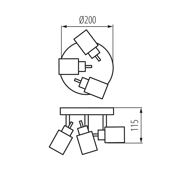 Спот Kanlux EVELI EL-3O 29102 изображение 3 Спот Kanlux EVELI EL-3O 29102 Фото № 3