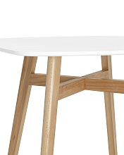 Кухонный стол Stool Group Target 80*80 бук/белый УТ000005563 4