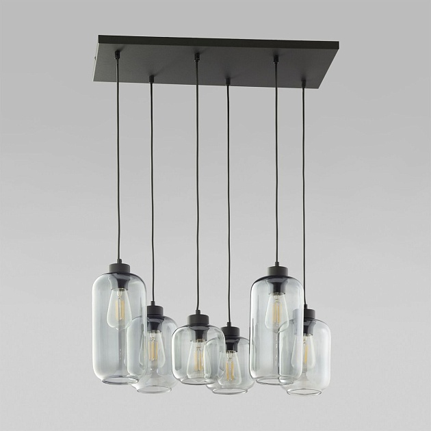 Подвесная люстра TK Lighting 1027 Marco Graphite Фото № 