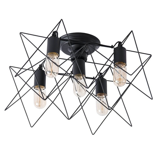 Потолочная люстра Arte Lamp A6048PL-5BK Фото № 3