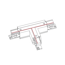Коннектор T-образный правый 1 Nowodvorski Ctls Power 8242 1