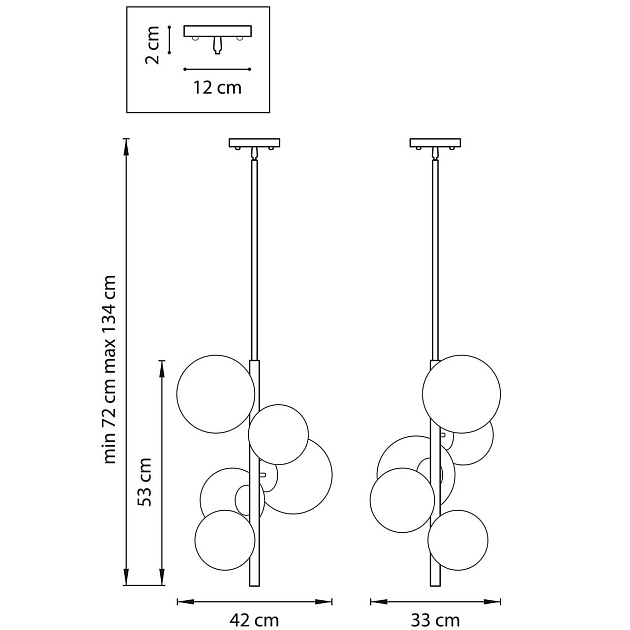 Подвесная люстра Lightstar Croco 815053 изображение 3 Подвесная люстра Lightstar Croco 815053 Фото № 3