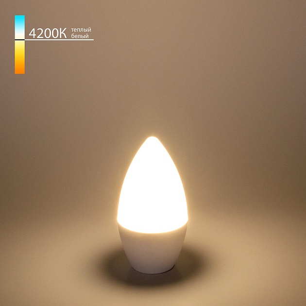 Лампа светодиодная Elektrostandard E14 6W 4200K матовая a049161 Фото № 2