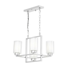 Подвесная люстра Lumina Deco Lino LDP 1239-5 CHR