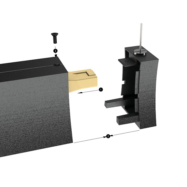 Заглушка с креплением к потолку Mantra Hanok 7556 Фото № 3