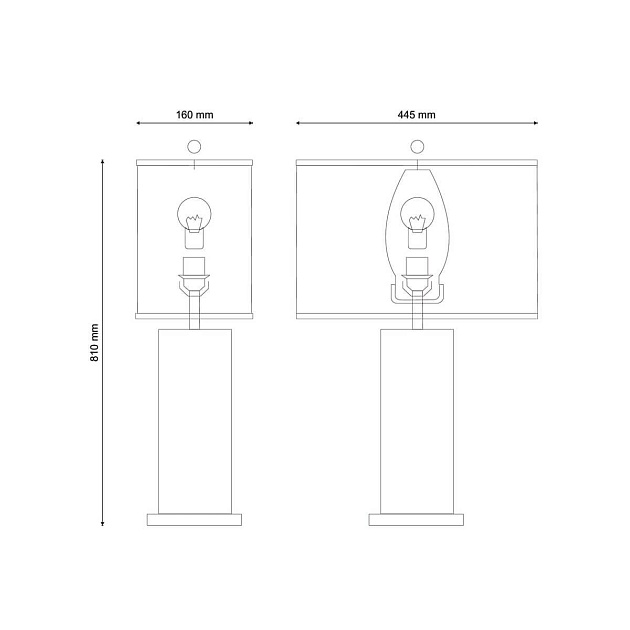 Настольная лампа Lucia Tucci Harrods T936.1 Фото № 3