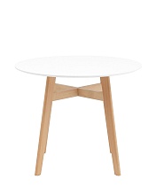 Кухонный стол Stool Group Target Circle D90 белый УТ000036022 3