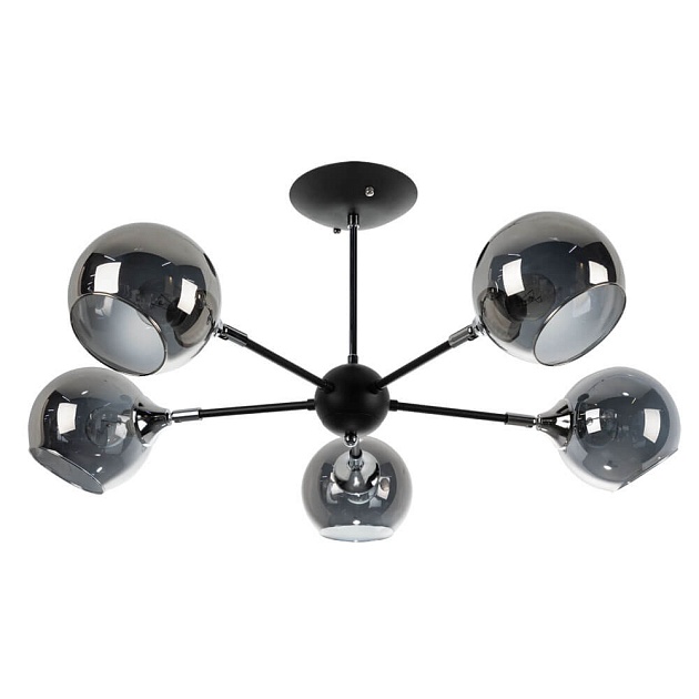 Потолочная люстра Arte Lamp Lagos A2708PL-5BK Фото № 