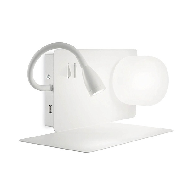 Бра Ideal Lux Book-1 Ap Bianco 174792 изображение Бра Ideal Lux Book-1 Ap Bianco 174792 Фото №